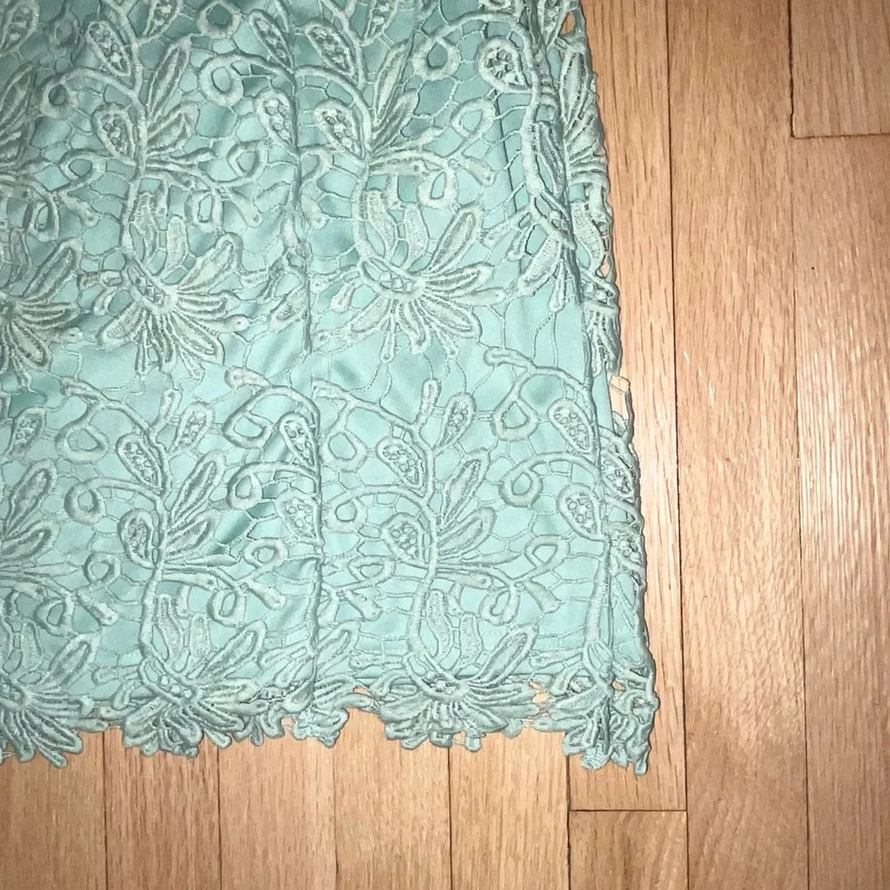Lulu’s women’s Romance Language backless lace mint green mini dress - small NWT - Picture 8 of 12